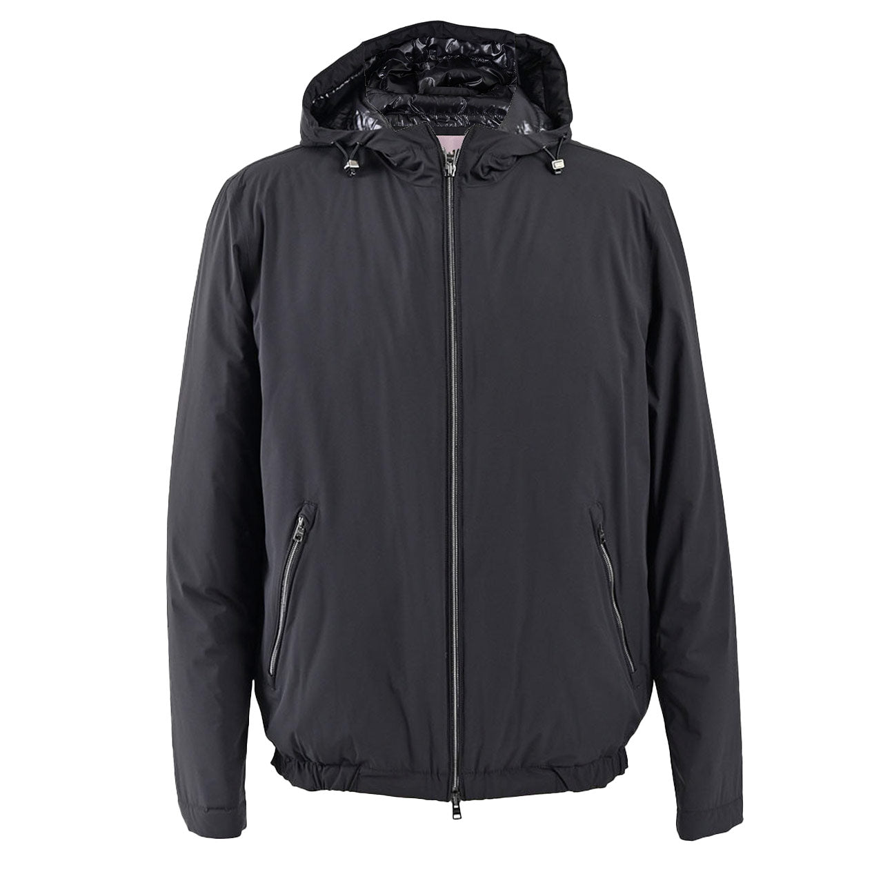 【期間限定SALE】 ヘルノ HERNO フード付きブルゾン GI00042UR 9300 ブラック 2024AW メンズ