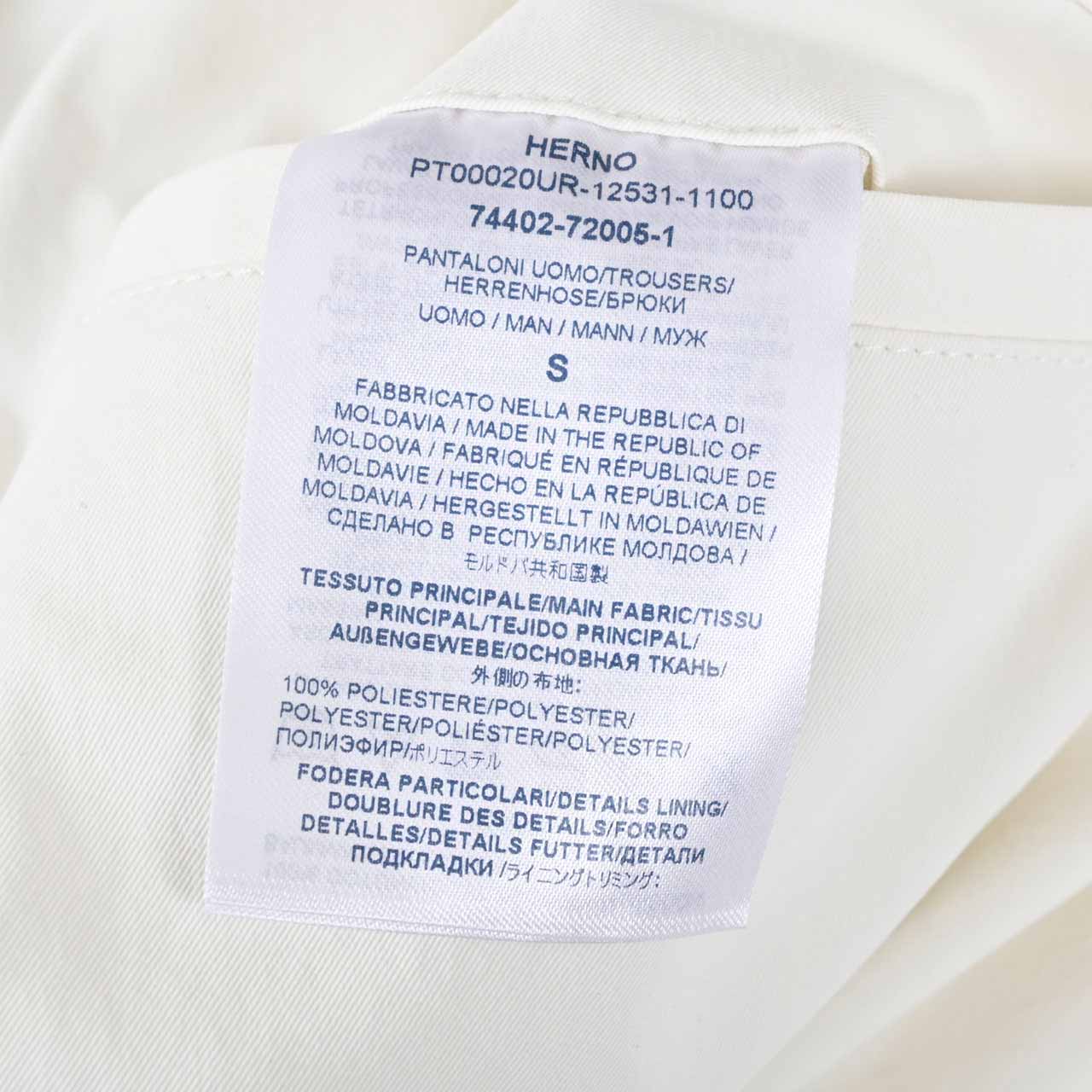 【期間限定SALE】 ヘルノ HERNO カーゴパンツ PT00020UR 1100 ホワイト 2024AW メンズ