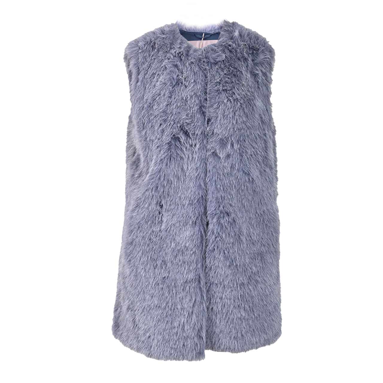 【期間限定SALE】 ヘルノ HERNO ベスト GC00065DR 9121 ブルー 2024AW 2024年秋冬新作 レディース 【ラスト1点 40サイズ】