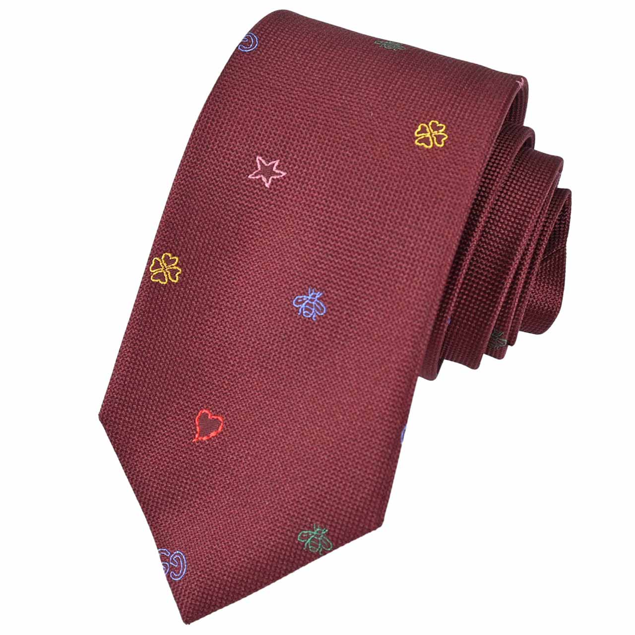 グッチ GUCCI ネクタイ 624090 6200 レッド メンズ ギフト プレゼント