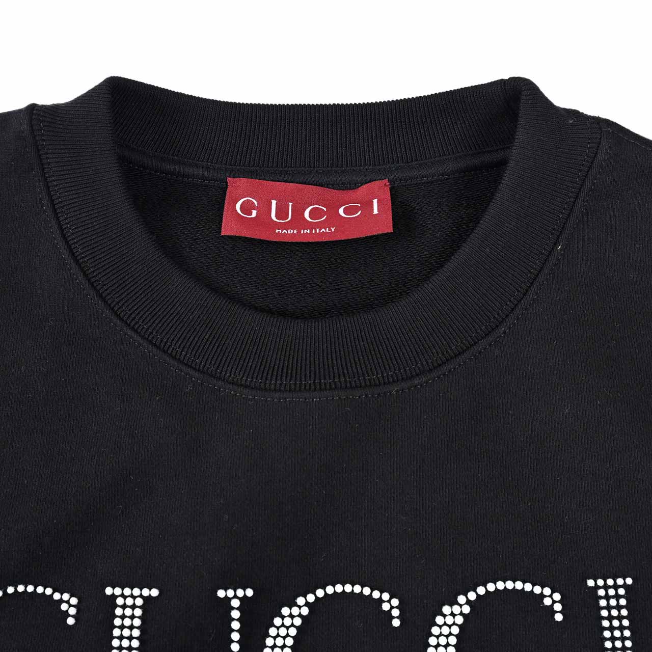 グッチ GUCCI トレーナー 784413 XJGQC 1043 ブラック 2024AW 2024年秋冬新作 メンズ 【ラスト1点 Sサイズ】