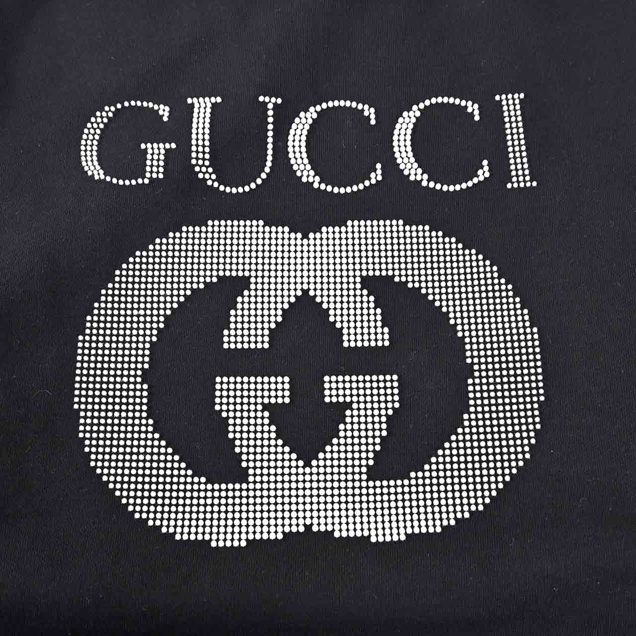 グッチ GUCCI トレーナー 784413 XJGQC 1043 ブラック 2024AW 2024年秋冬新作 メンズ 【ラスト1点 Sサイズ】
