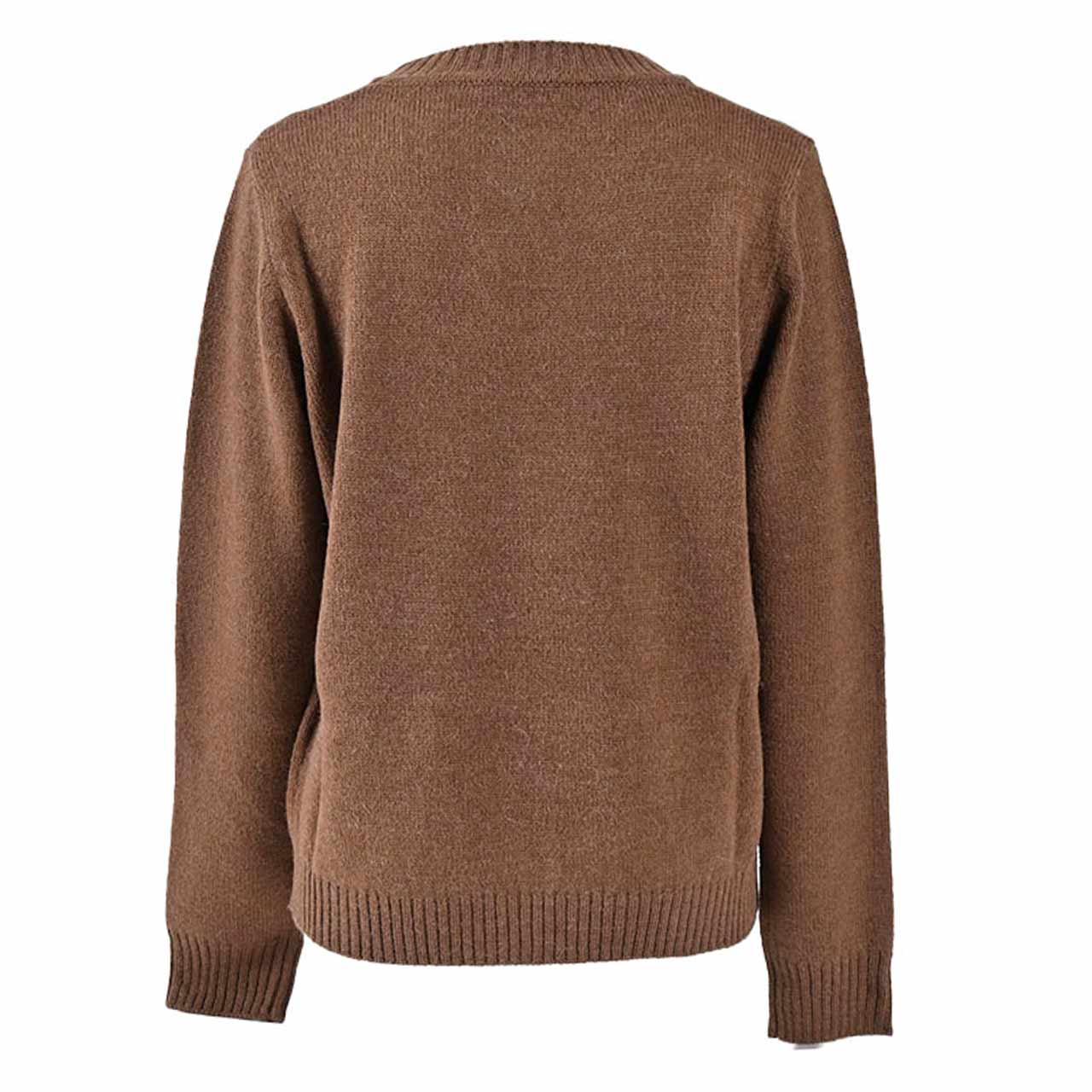 ウィークエンド マックスマーラ WEEKEND MAXMARA クルーネックセーター OMBROSA 53662426 001 ブラウン 2024AW レディース