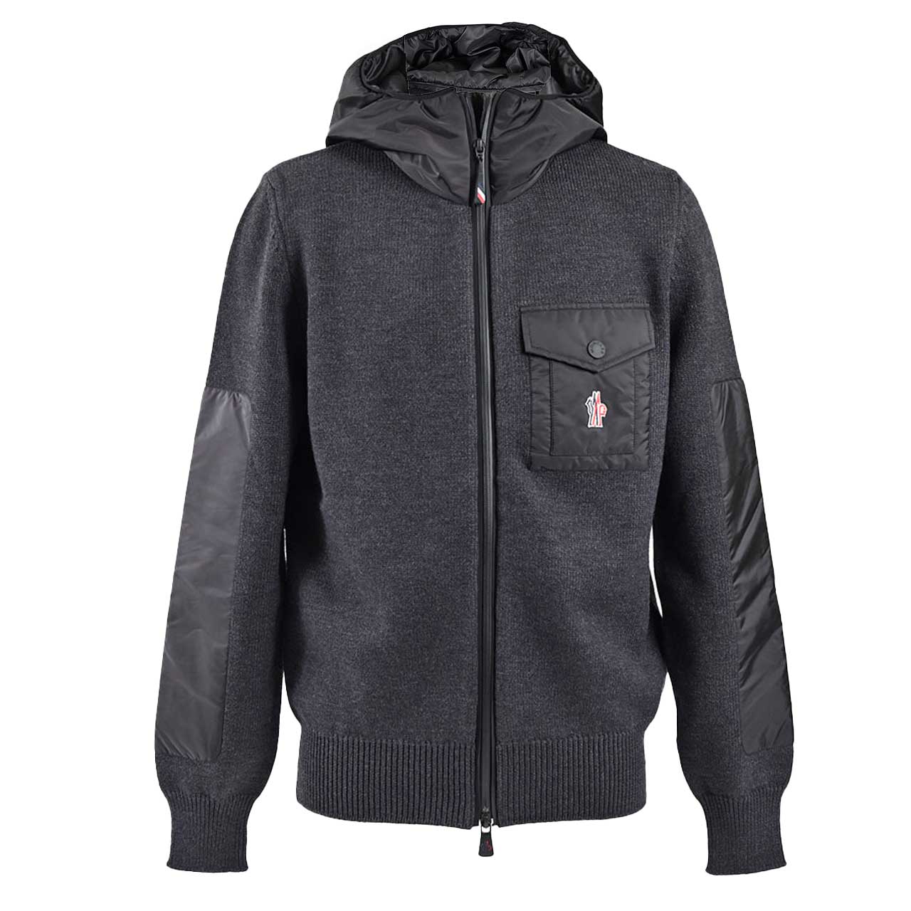 モンクレール グルノーブル MONCLER GRENOBLE カーディガン A9462 9B000-13 972 グレー メンズ 【プライスダウン】
