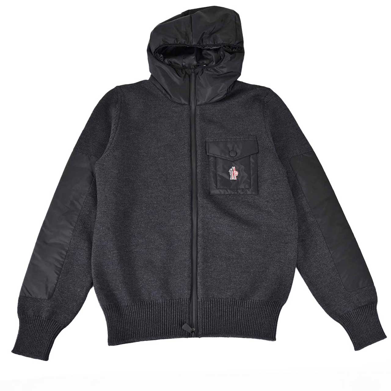 モンクレール グルノーブル MONCLER GRENOBLE カーディガン A9462 9B000-13 972 グレー メンズ 【プライスダウン】