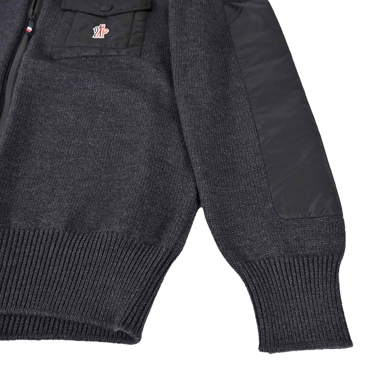 モンクレール グルノーブル MONCLER GRENOBLE カーディガン A9462 9B000-13 972 グレー メンズ 【プライスダウン】
