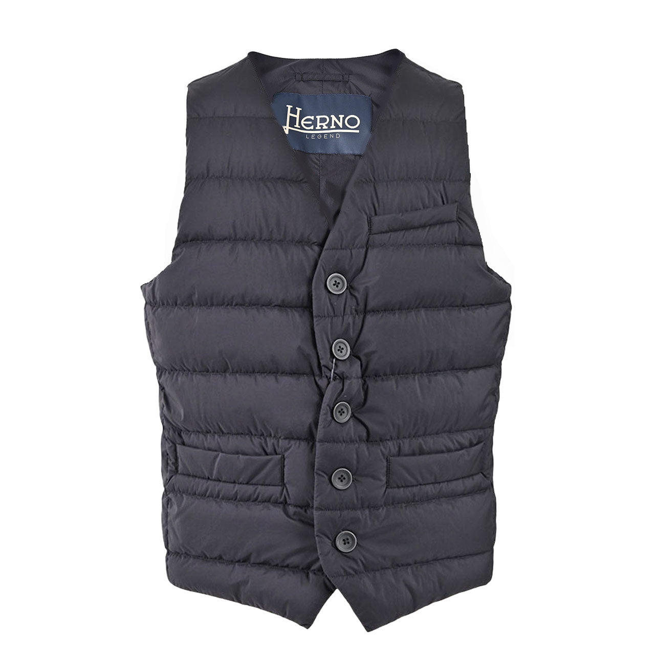 【期間限定SALE】 ヘルノ HERNO ダウンベスト 12456Z PI002ULE 9300 ブラック メンズ 【ラスト1点 44サイズ】