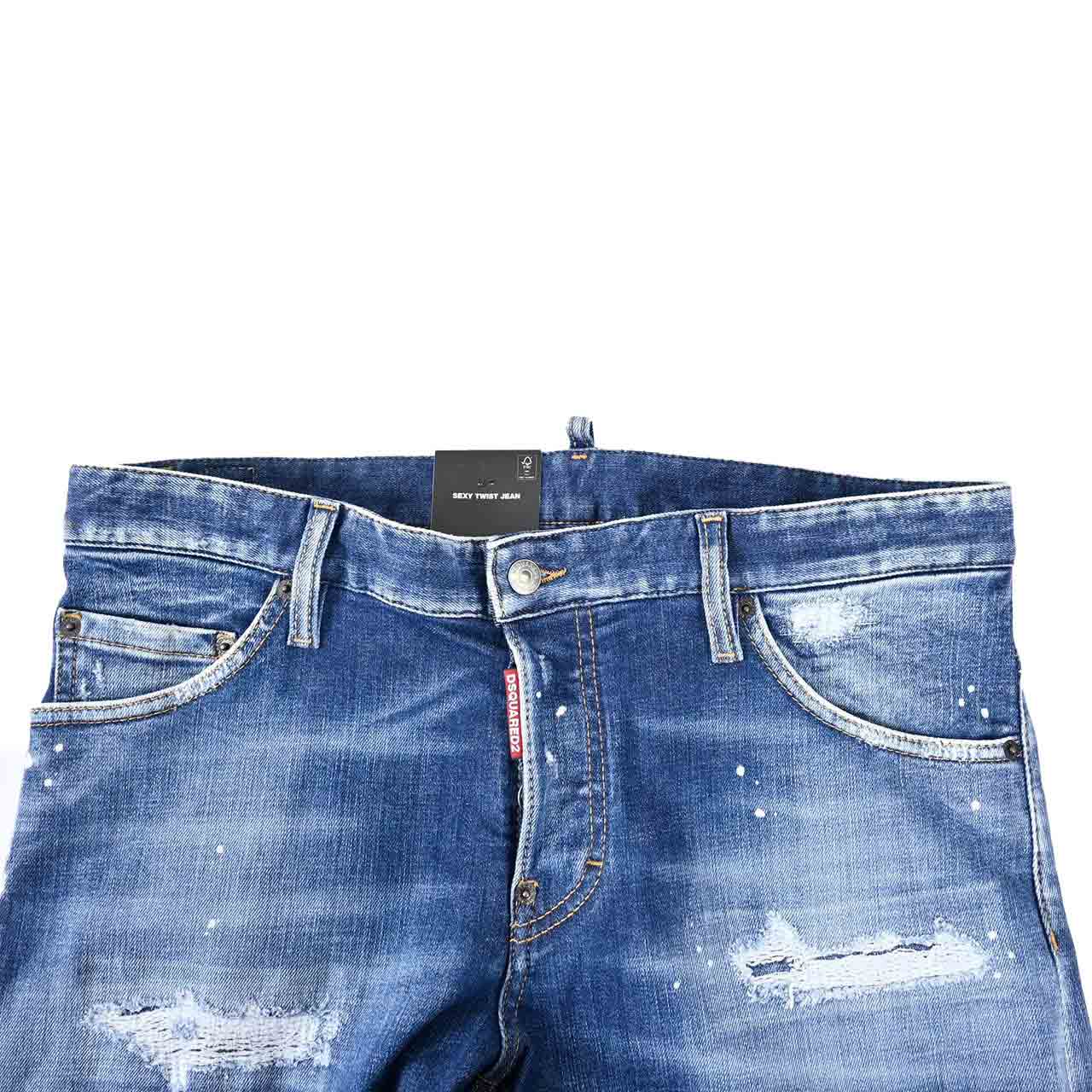 【期間限定SALE】 ディースクエアード DSQUARED2 ジーンズ S74LB1329 S30872 470 ブルー 2024AW 2024年秋冬新作 メンズ 【ラスト1点 50サイズ】