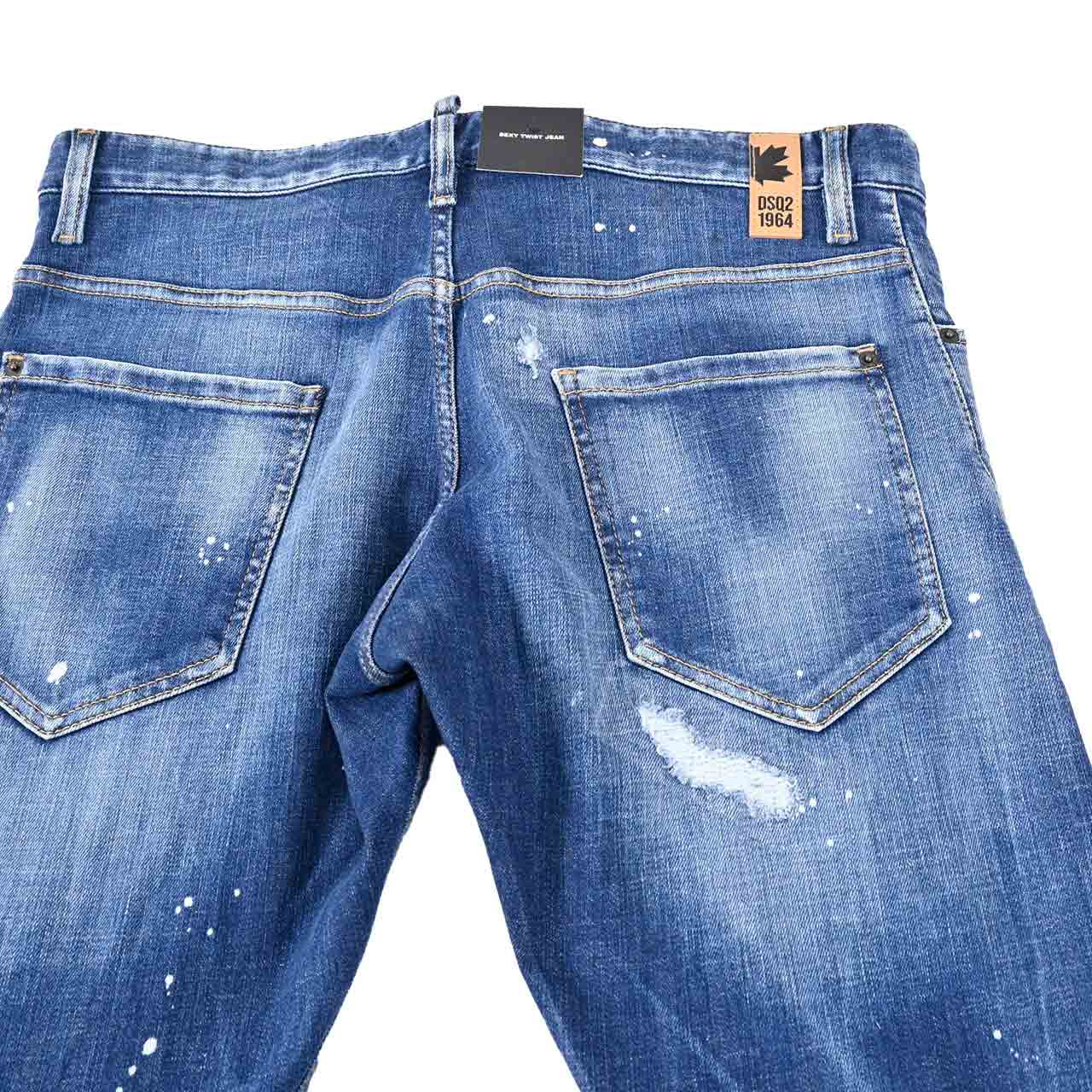 【期間限定SALE】 ディースクエアード DSQUARED2 ジーンズ S74LB1329 S30872 470 ブルー 2024AW 2024年秋冬新作 メンズ 【ラスト1点 50サイズ】