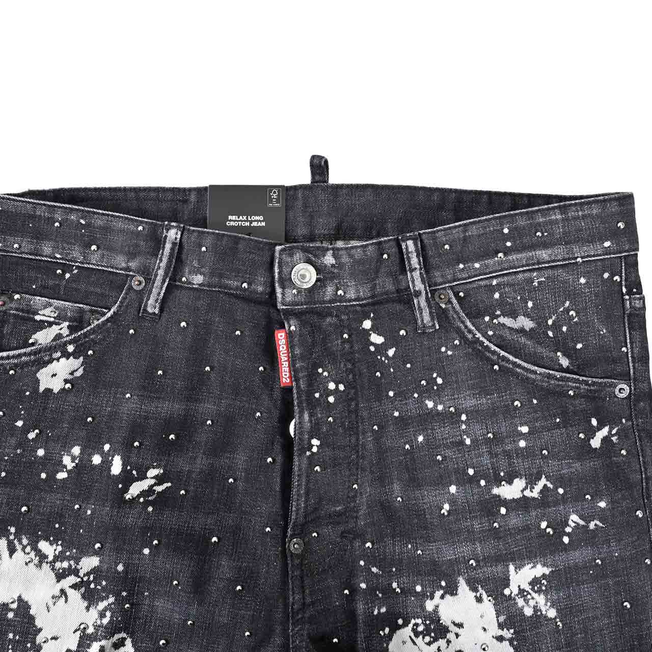 【期間限定SALE】 ディースクエアード DSQUARED2 ジーンズ S74LB1235 S30357 900 ブラック 2024AW 2024年秋冬新作 メンズ 【ラスト1点 52サイズ】