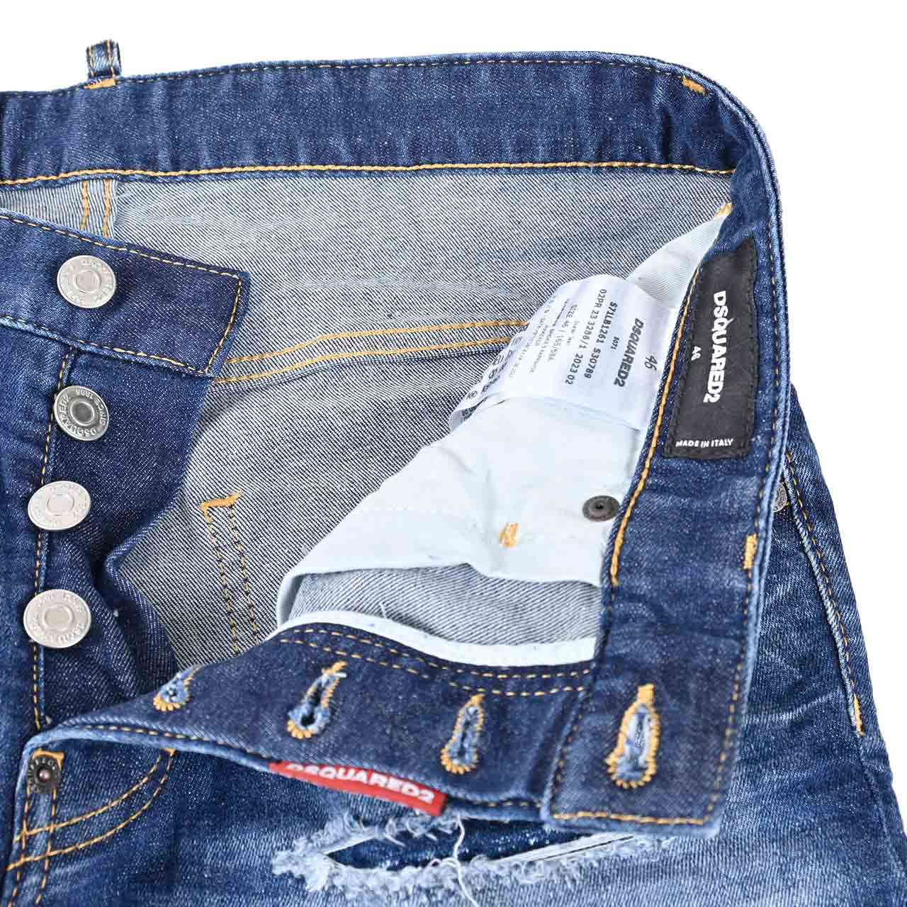 ディースクエアード DSQUARED2 ジーンズ S71LB1261 S30789 470 ブルー メンズ 【プライスダウン】