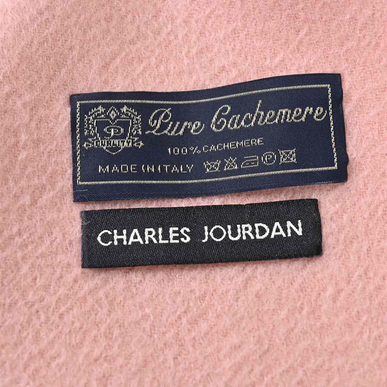 【期間限定SALE】 シャルル ジョルダン CHARLES JOURDAN マフラー R9905 100% CASHMERE SOLID 19 ピンク メンズ レディース 新生活応援 ギフト プレゼント