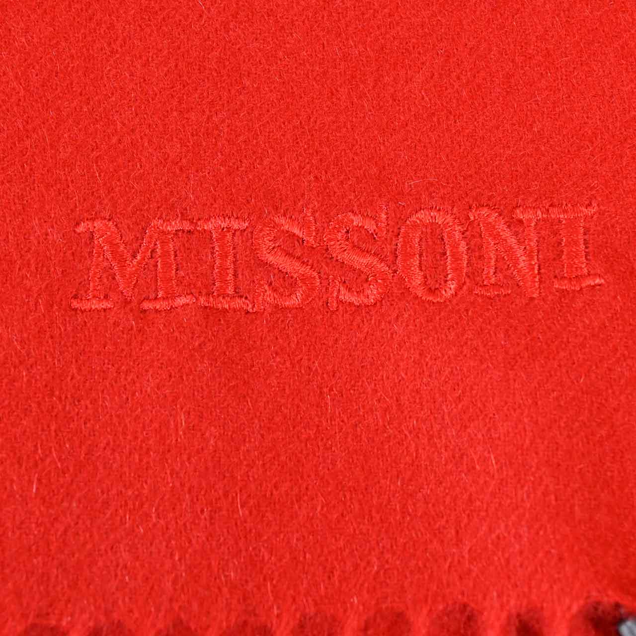 【期間限定SALE】 ミッソーニ MISSONI マフラー Cashmere100% Plain Muffler 6345 3 レッド メンズ レディース 【ラスト1点】 新生活応援 ギフト プレゼント