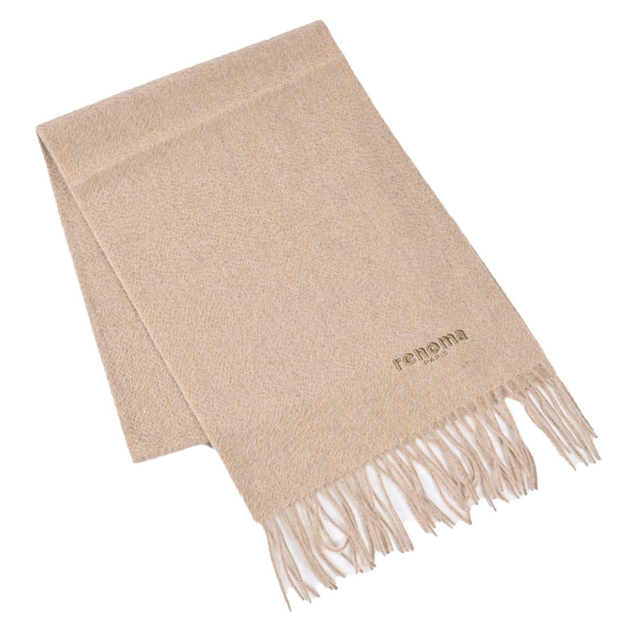 レノマ RENOMA カシミヤ マフラー R9912 PLAIN CASHMERE RBEWH ベージュ メンズ レディース カシミヤ100% 【ラスト1点】 新生活応援 ギフト プレゼント 【プライスダウン】