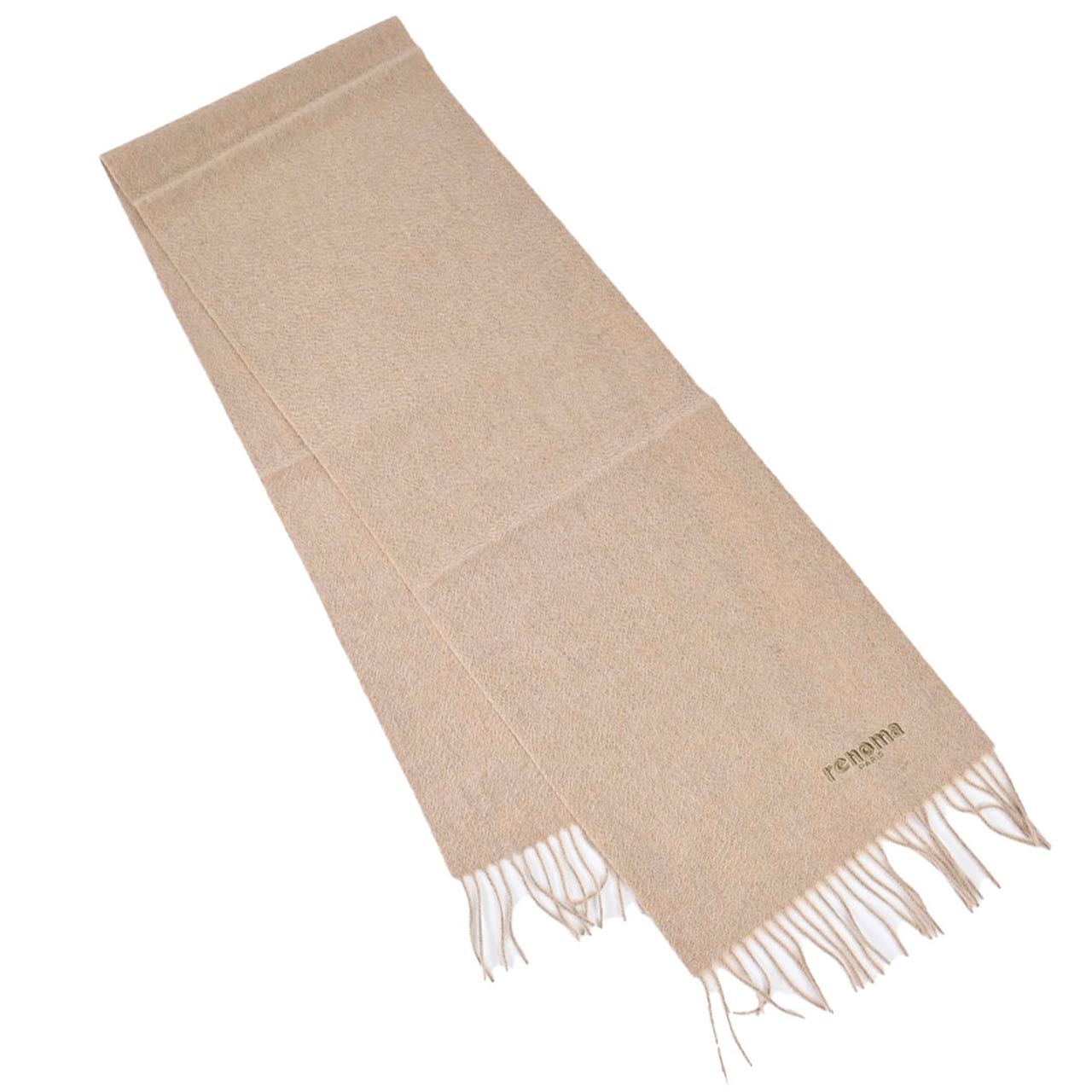 レノマ RENOMA カシミヤ マフラー R9912 PLAIN CASHMERE RBEWH ベージュ メンズ レディース カシミヤ100% 【ラスト1点】 新生活応援 ギフト プレゼント 【プライスダウン】