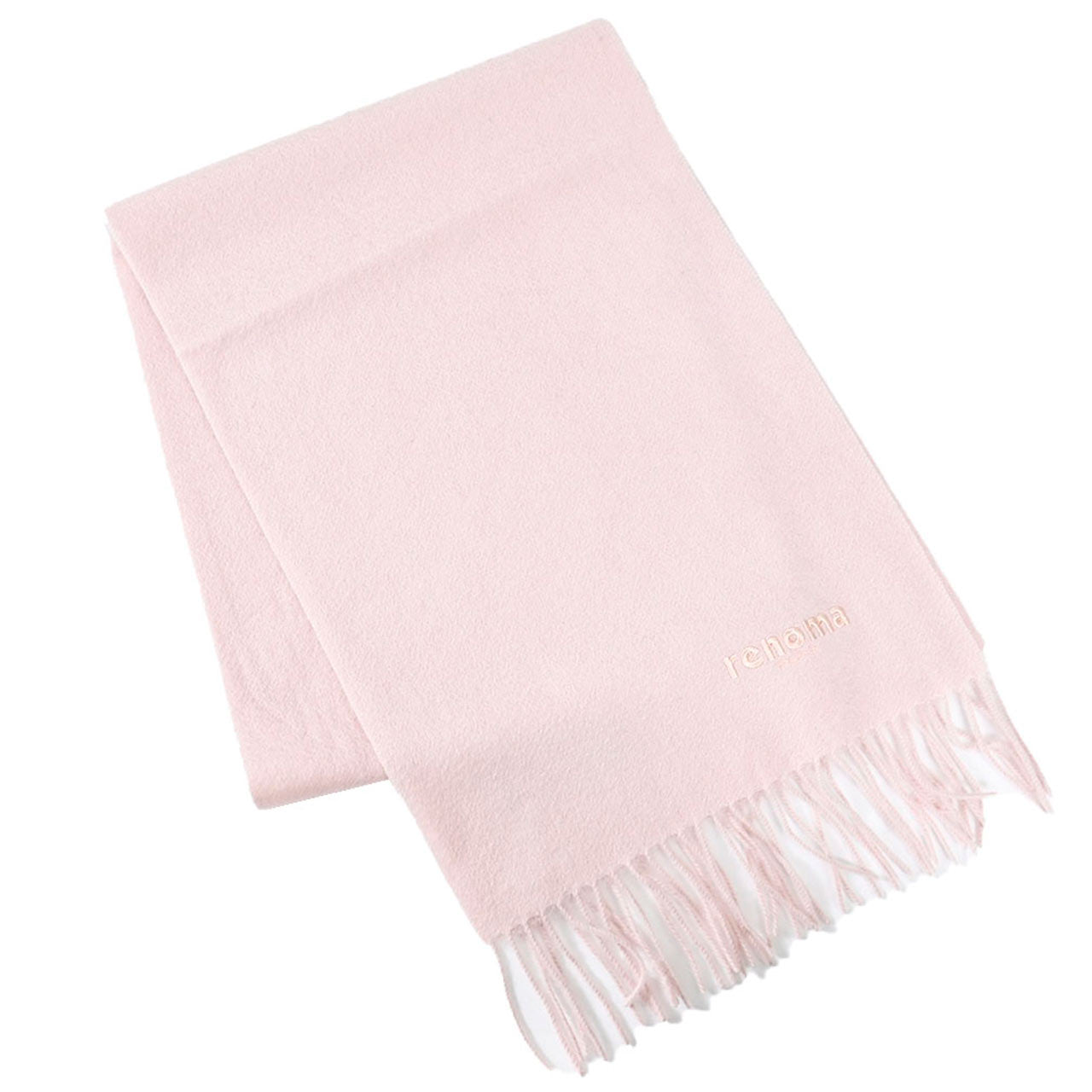 レノマ RENOMA カシミヤ マフラー R9912 PLAIN CASHMERE RLTP ピンク メンズ レディース カシミヤ100% 新生活応援 ギフト プレゼント 【プライスダウン】