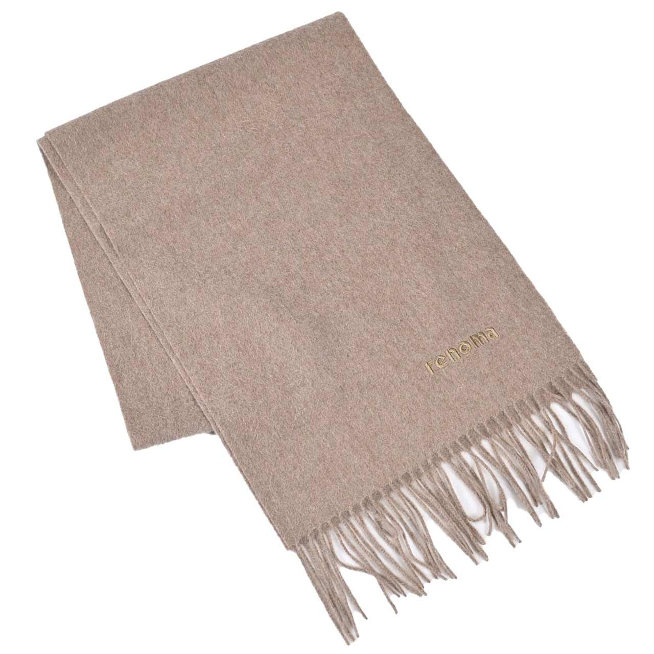 レノマ RENOMA カシミヤ マフラー R9912 PLAIN CASHMERE RMI ブラウン メンズ レディース カシミヤ100% 新生活応援 ギフト プレゼント 【プライスダウン】