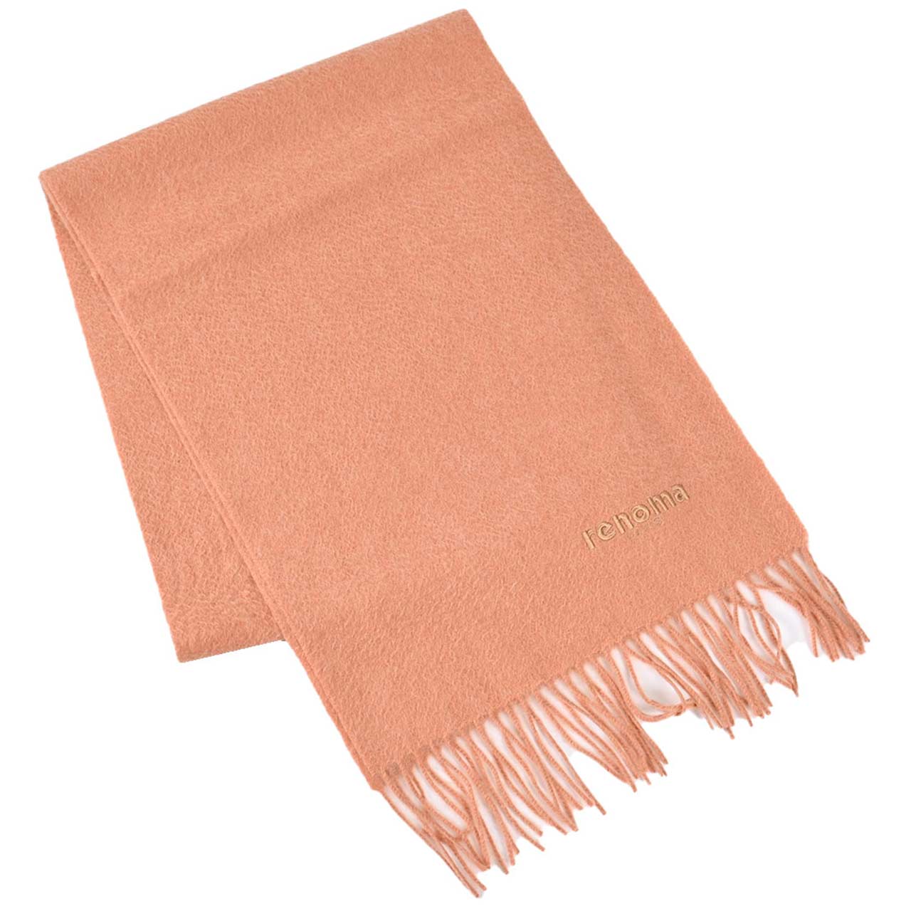 レノマ RENOMA カシミヤ マフラー R9912 PLAIN CASHMERE RMOR オレンジ メンズ レディース カシミヤ100% 【ラスト1点】 新生活応援 ギフト プレゼント 【プライスダウン】