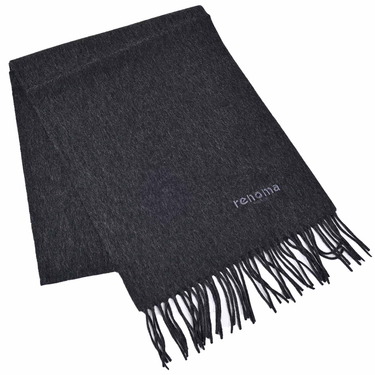 レノマ RENOMA マフラー R9918 PLAIN CASHMERE RCHA グレー メンズ レディース 新生活応援 ギフト プレゼント 【プライスダウン】