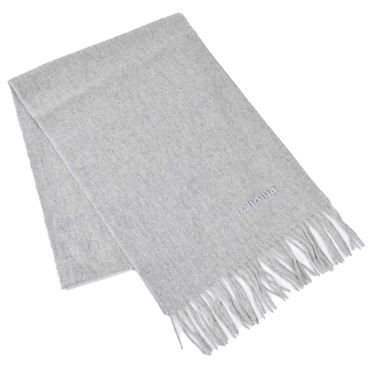 レノマ RENOMA マフラー R9918 PLAIN CASHMERE RLGR グレー メンズ レディース 新生活応援 ギフト プレゼント 【プライスダウン】