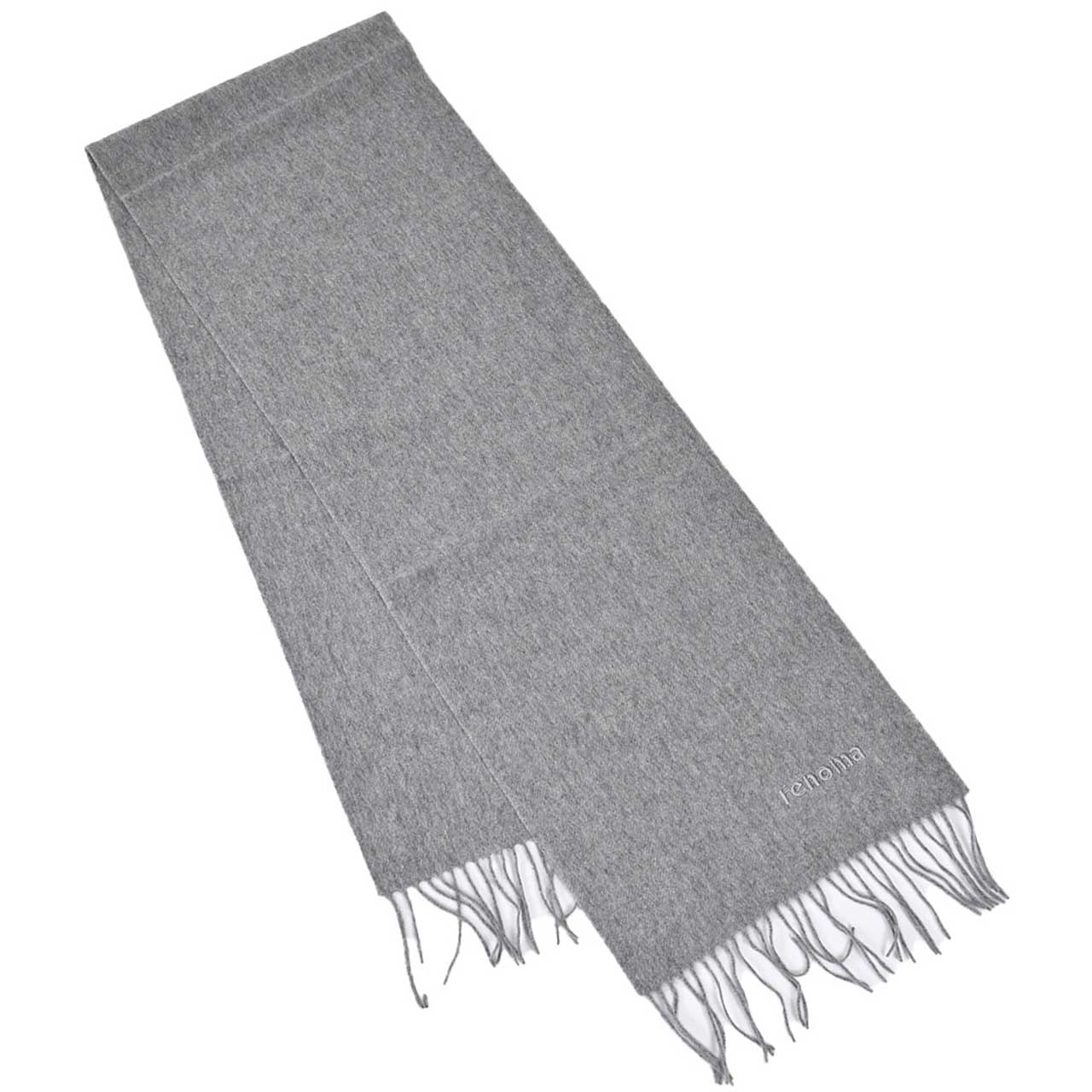 レノマ RENOMA マフラー R9918 PLAIN CASHMERE RMGR グレー メンズ レディース 新生活応援 ギフト プレゼント 【プライスダウン】