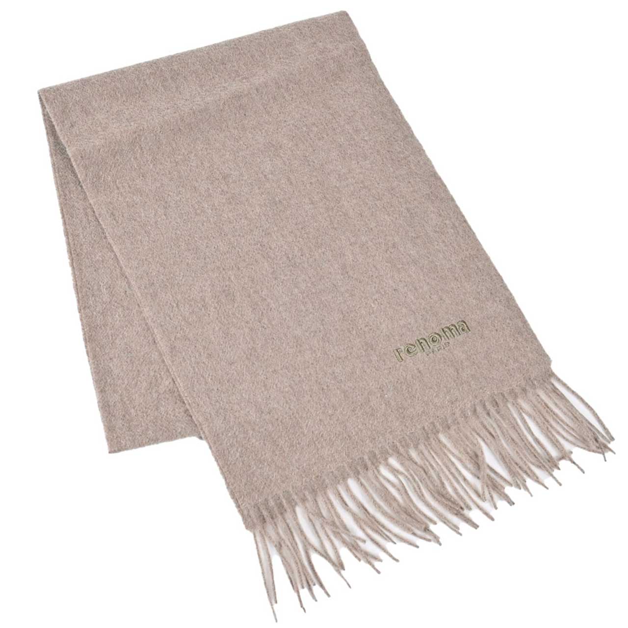 レノマ RENOMA マフラー R9918 PLAIN CASHMERE RMI ベージュ メンズ レディース 新生活応援 ギフト プレゼント 【プライスダウン】