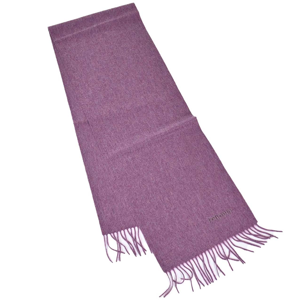 レノマ RENOMA マフラー R9918 PLAIN CASHMERE RPUR パープル メンズ レディース 新生活応援 ギフト プレゼント 【プライスダウン】