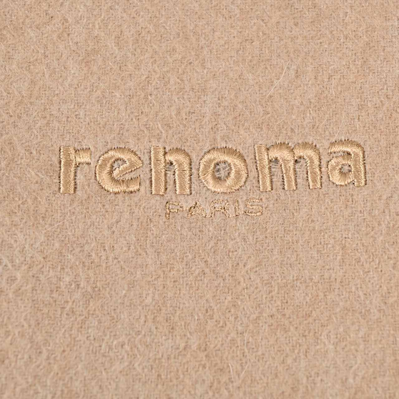 レノマ RENOMA マフラー R9918 PLAIN CASHMERE RSAN ブラウン メンズ レディース