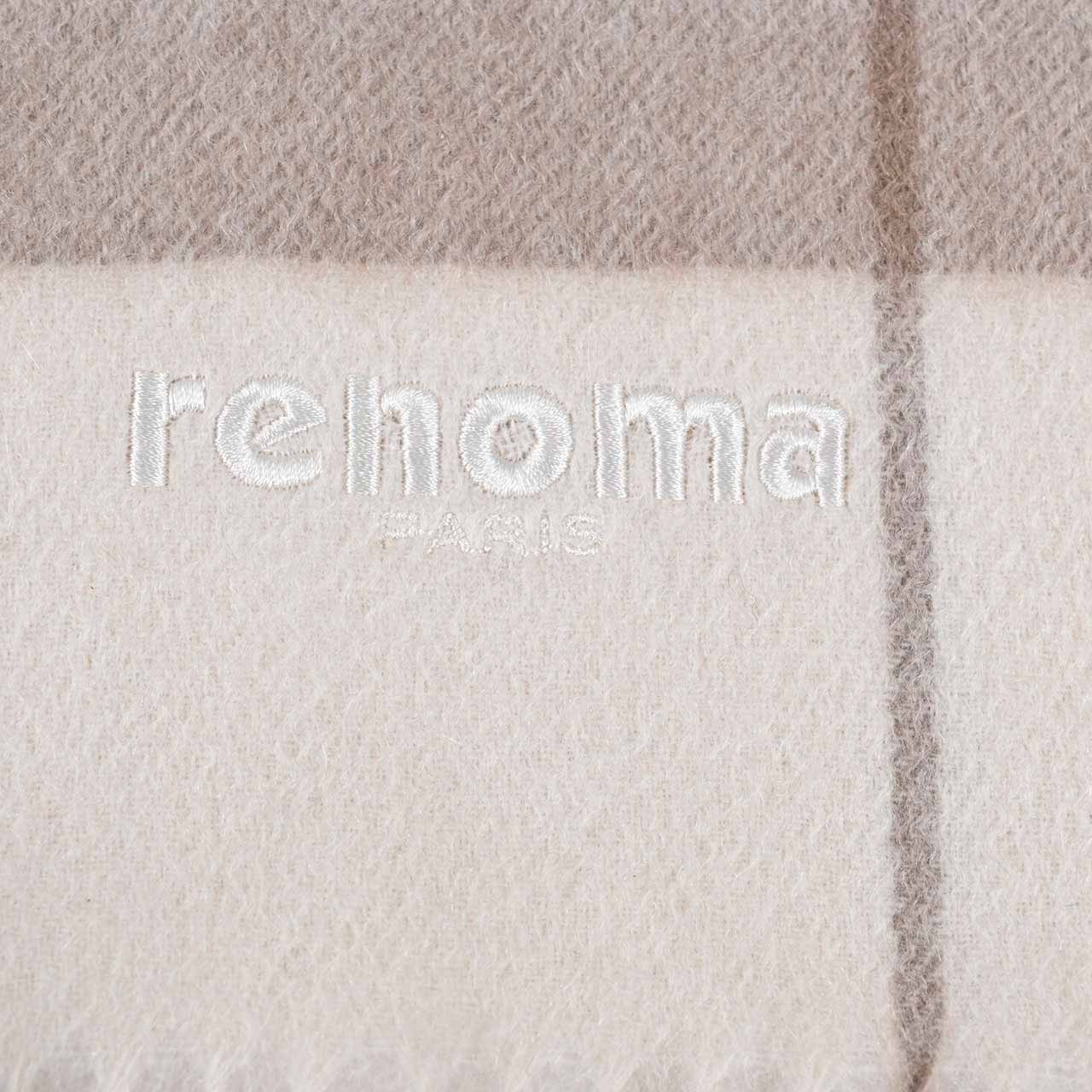 レノマ RENOMA マフラー R9919 CHECK CASHMERE R016 クリーム メンズ レディース 新生活応援 ギフト プレゼント 【プライスダウン】