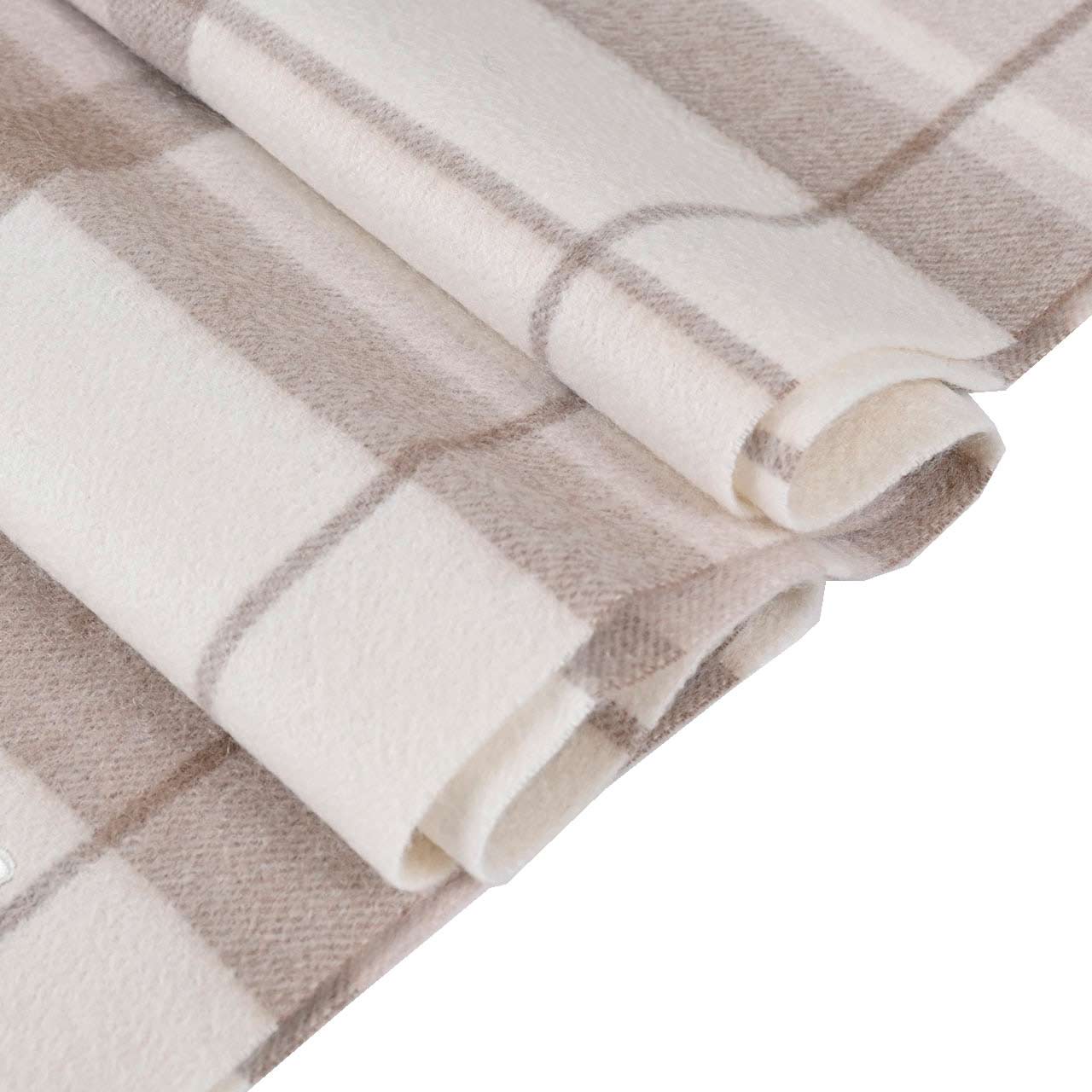 レノマ RENOMA マフラー R9919 CHECK CASHMERE R016 クリーム メンズ レディース 新生活応援 ギフト プレゼント 【プライスダウン】