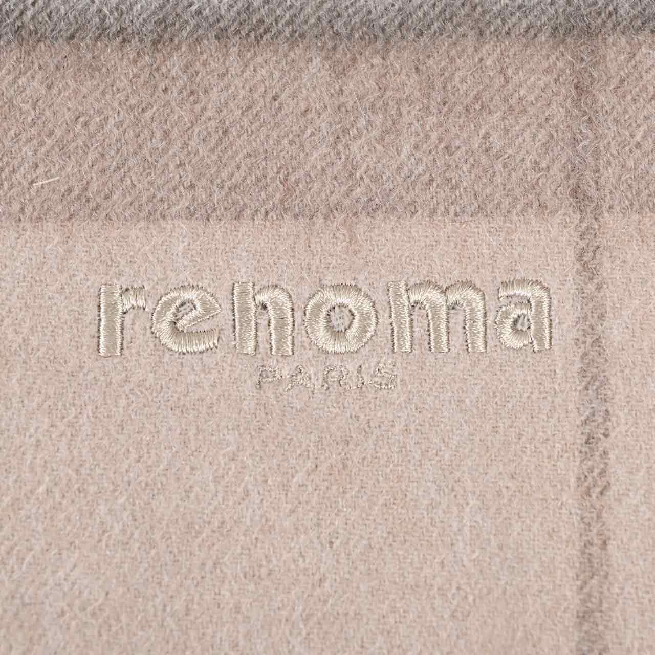 レノマ RENOMA マフラー R9919 CHECK CASHMERE R065 ベージュ メンズ レディース 新生活応援 ギフト プレゼント 【プライスダウン】