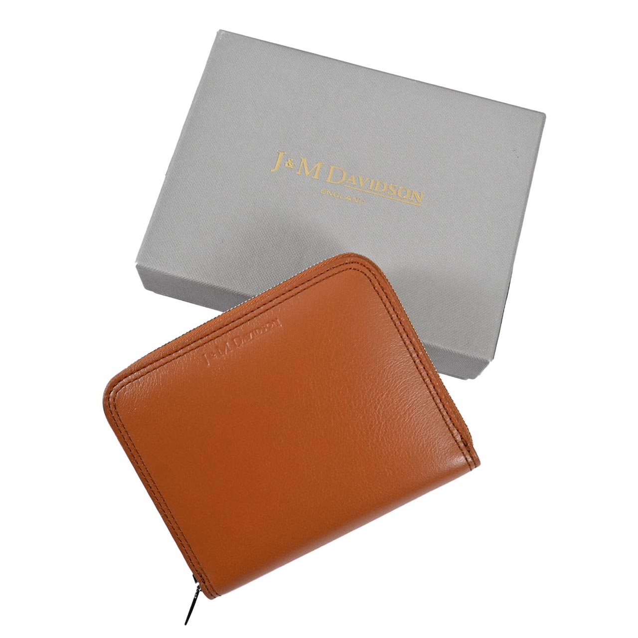 ジェイアンドエム デヴィッドソン J&M DAVIDSON 折財布 10264N 7314 TAN 2900 ブラウン メンズ レディース