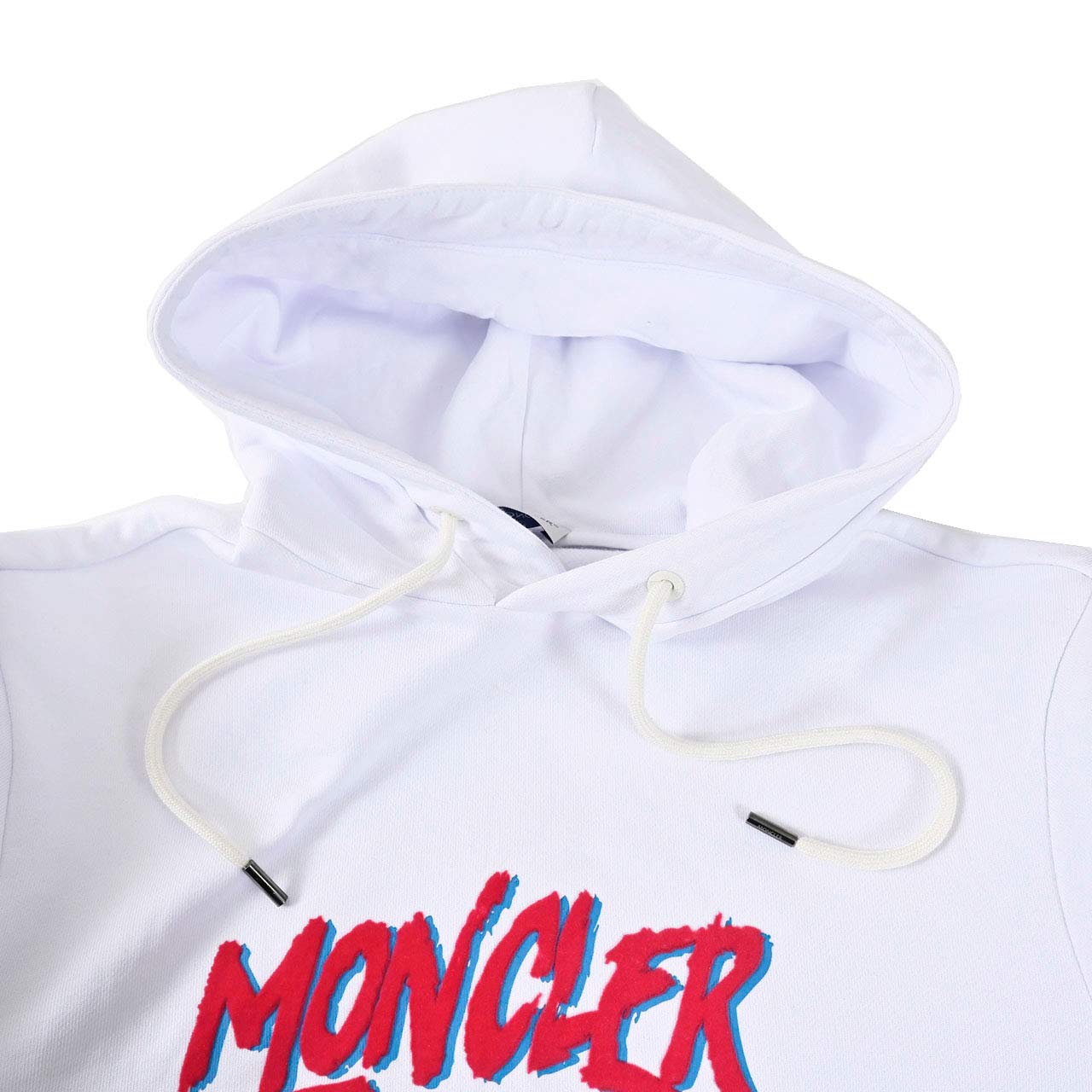 モンクレール MONCLER パーカー 8409125 80451 001 ホワイト メンズ 【ラスト1点 Sサイズ】