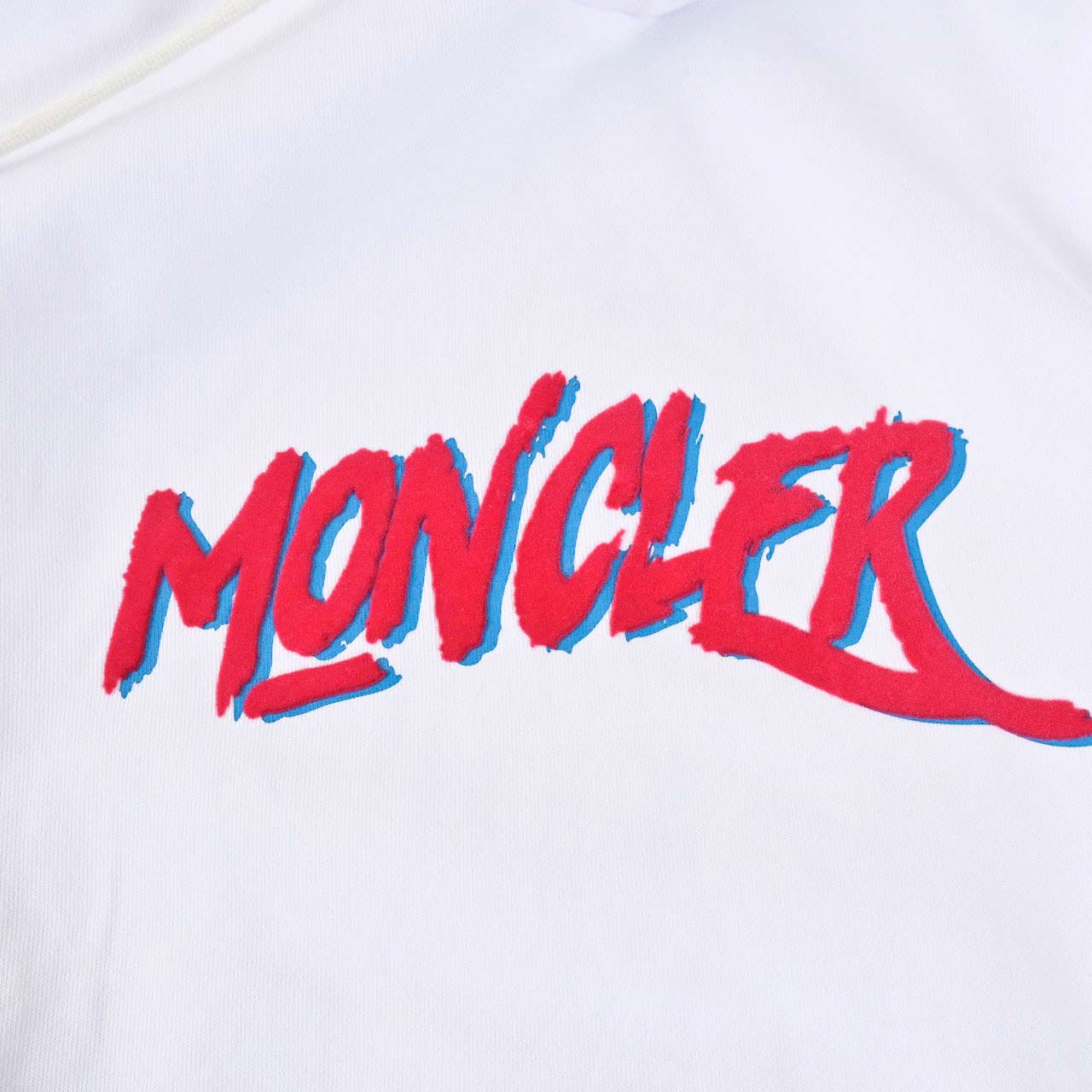 モンクレール MONCLER パーカー 8409125 80451 001 ホワイト メンズ 【ラスト1点 Sサイズ】