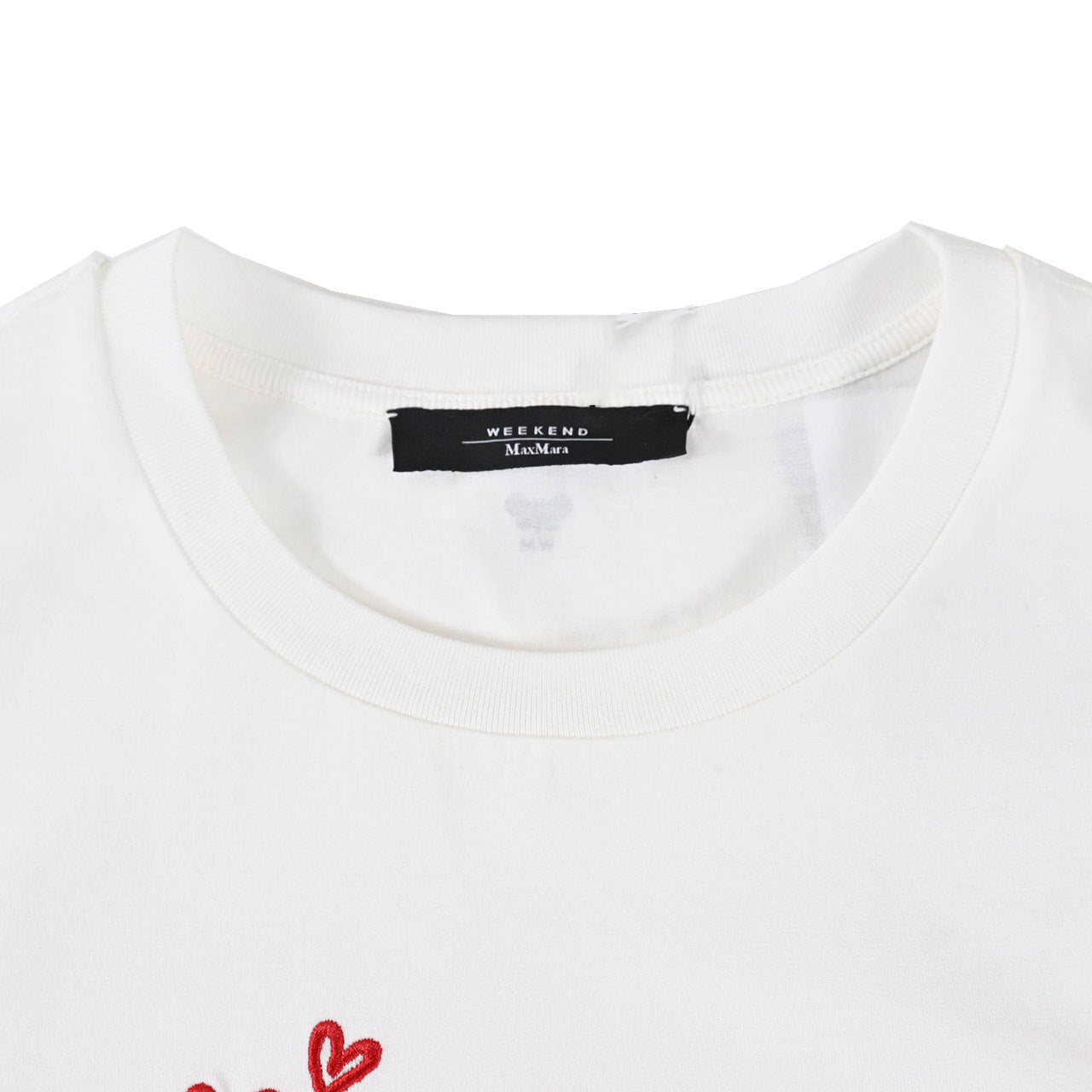 【59%OFF】 ウィークエンド マックスマーラ WEEKEND MAXMARA Tシャツ 5971041600 CABINA 007 ホワイト 2025SS 2025年春夏新作 レディース 【ラスト1点 Lサイズ】