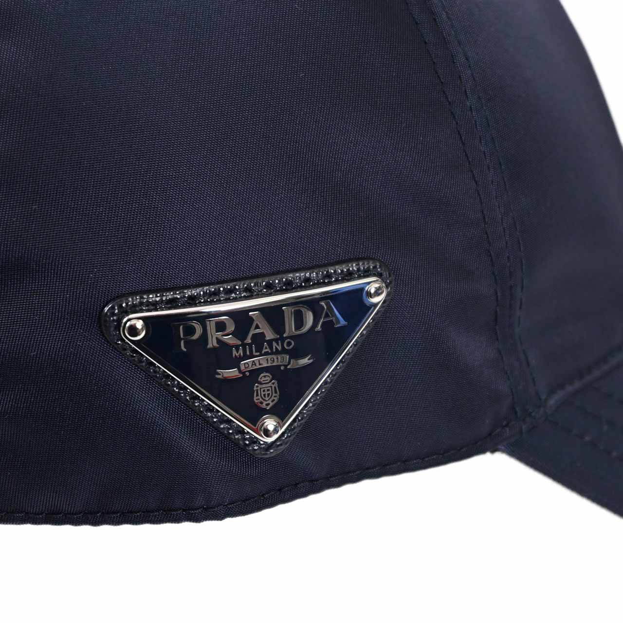 プラダ PRADA キャップ 2HC274 2DMI F0008 ネイビー メンズ レディース 【ラスト1点 Lサイズ】