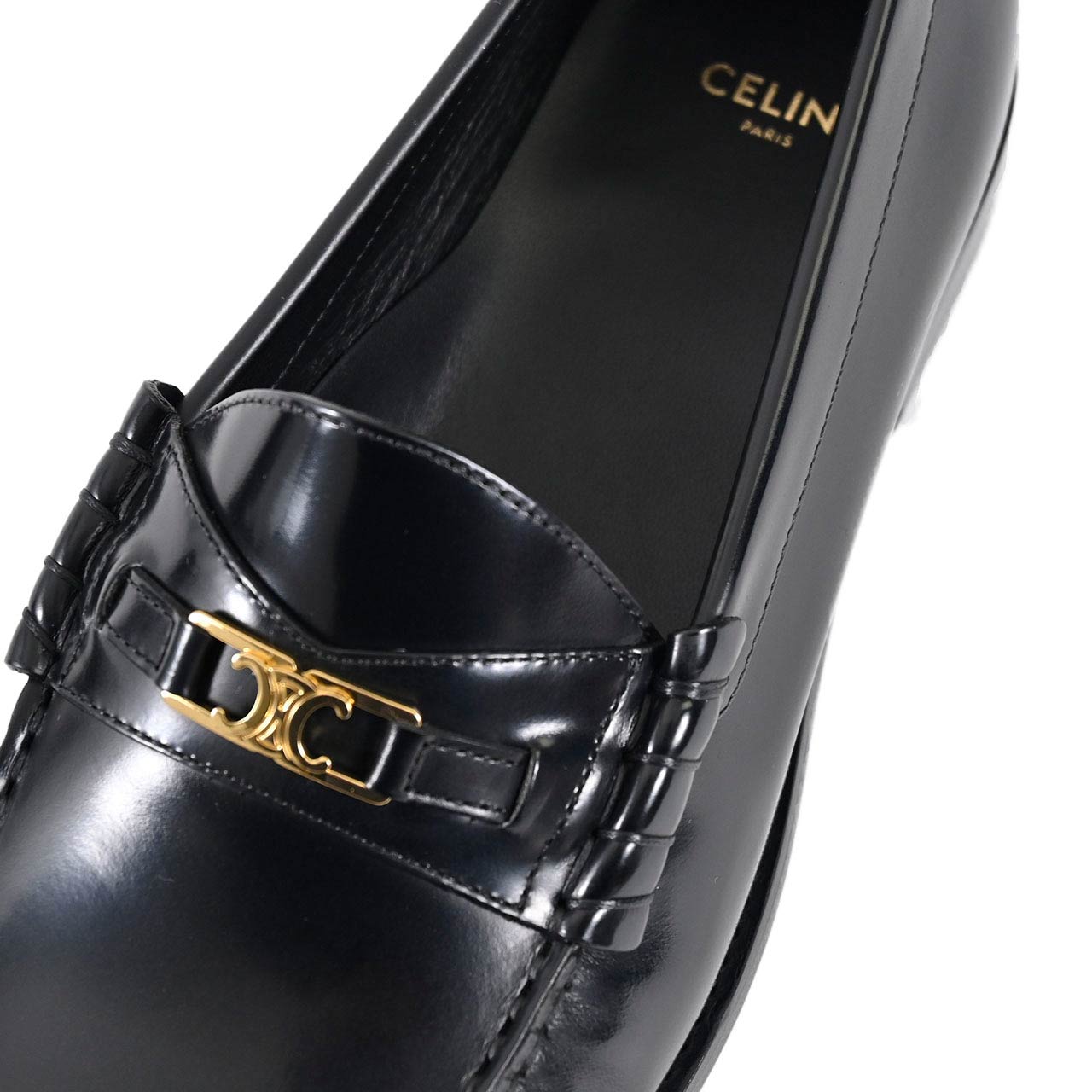 セリーヌ CELINE ローファー ルコ トリオンフ 334773602C ブラック メンズ 【おすすめギフト メンズ】