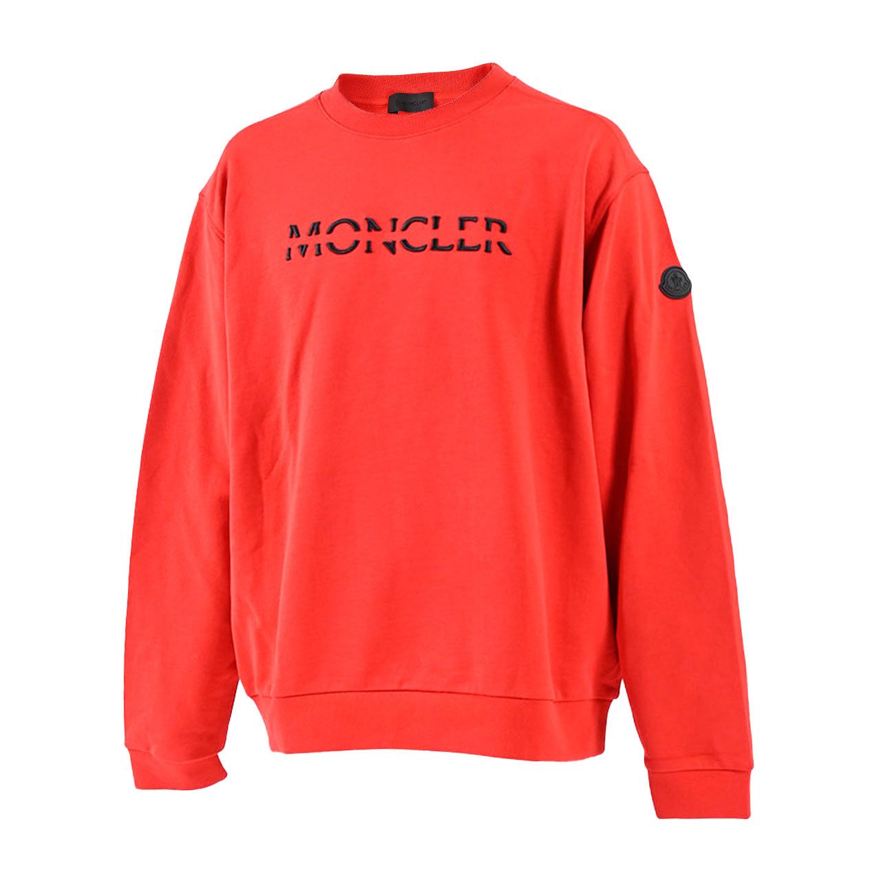 モンクレール MONCLER スウェットトレーナー 8C14225 714BC 455 レッド メンズ 【ラスト1点 XLサイズ】