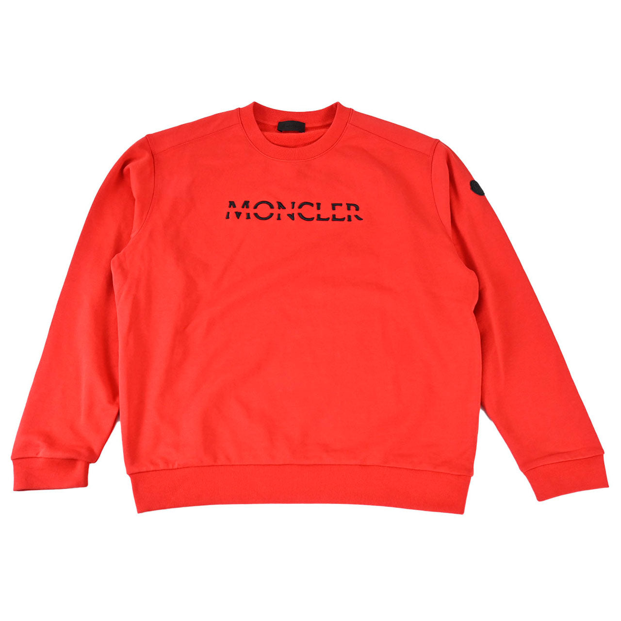 モンクレール MONCLER スウェットトレーナー 8C14225 714BC 455 レッド メンズ 【ラスト1点 XLサイズ】