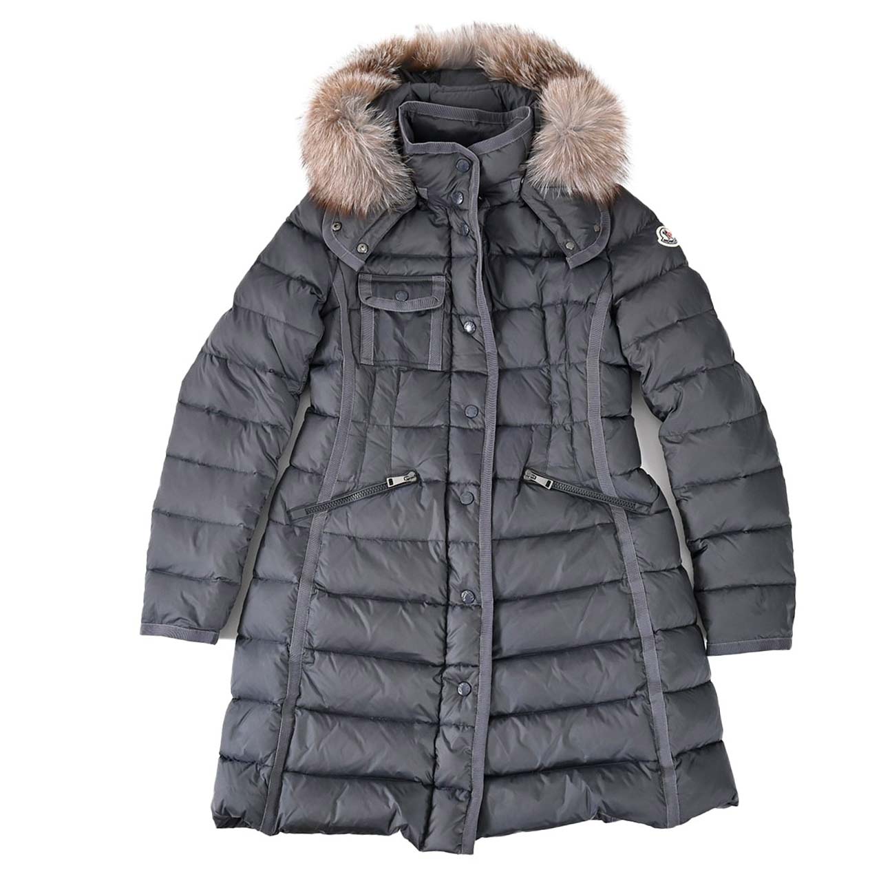 モンクレール MONCLER ダウンコート HERMIFUR 906 グレー レディース