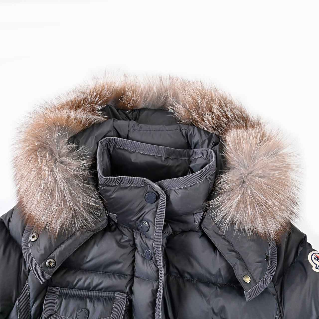 モンクレール MONCLER ダウンコート HERMIFUR 906 グレー レディース