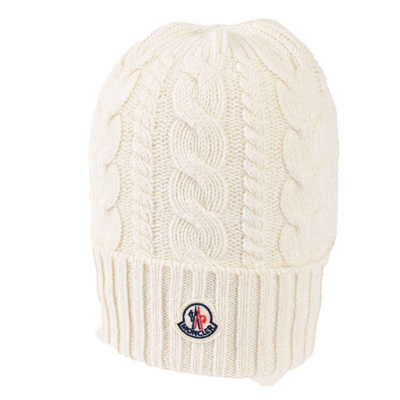 モンクレール MONCLER ニット帽 9Z70300 A9328 ホワイト メンズ レディース