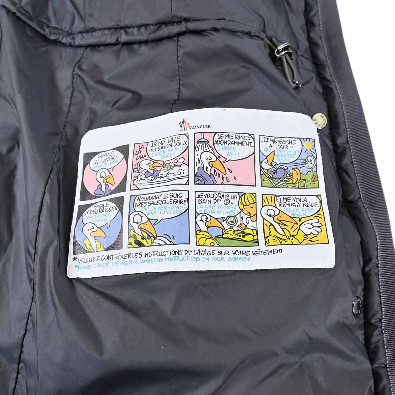 モンクレール MONCLER ダウンコート Hermine 906 グレー レディース 【ラスト1点 0サイズ】