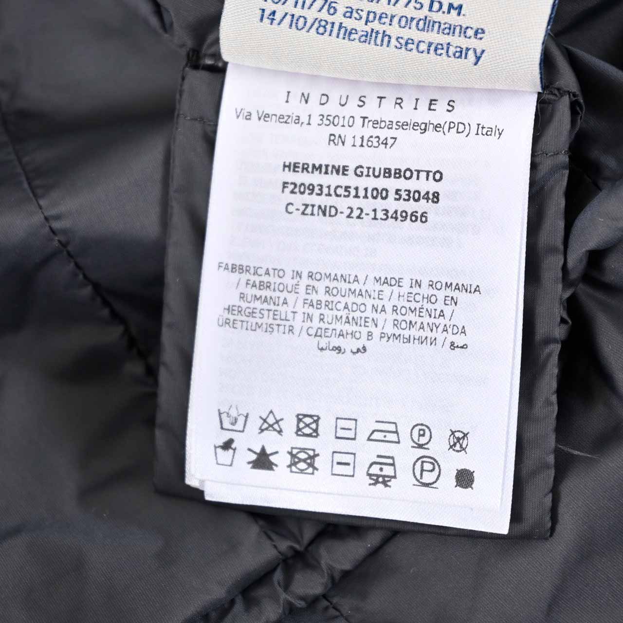 モンクレール MONCLER ダウンコート Hermine 906 グレー レディース 【ラスト1点 0サイズ】