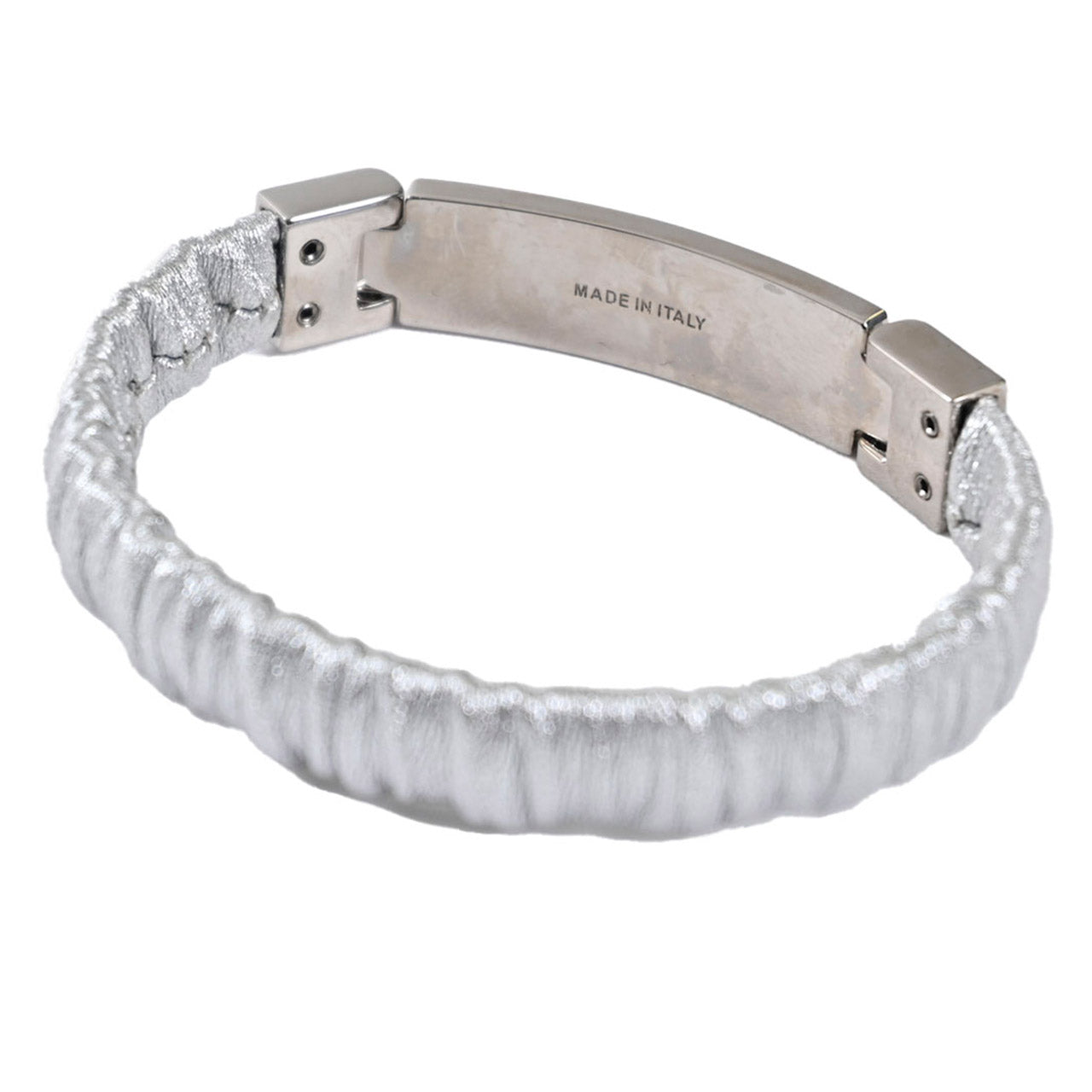 ミュウミュウ MIUMIU ブレスレット 5IB425 2F32 01 ARGENTO シルバー レディース 【プライスダウン】