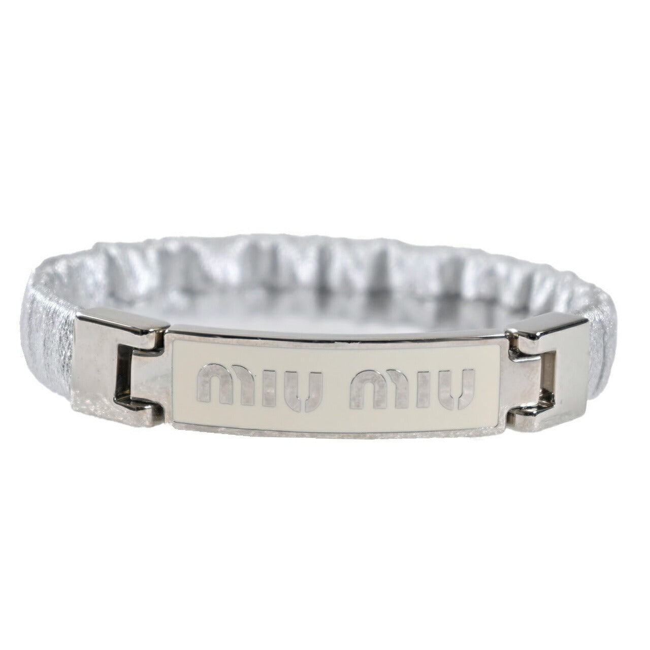 ミュウミュウ MIUMIU ブレスレット 5IB425 2F32 01 ARGENTO シルバー レディース 【プライスダウン】