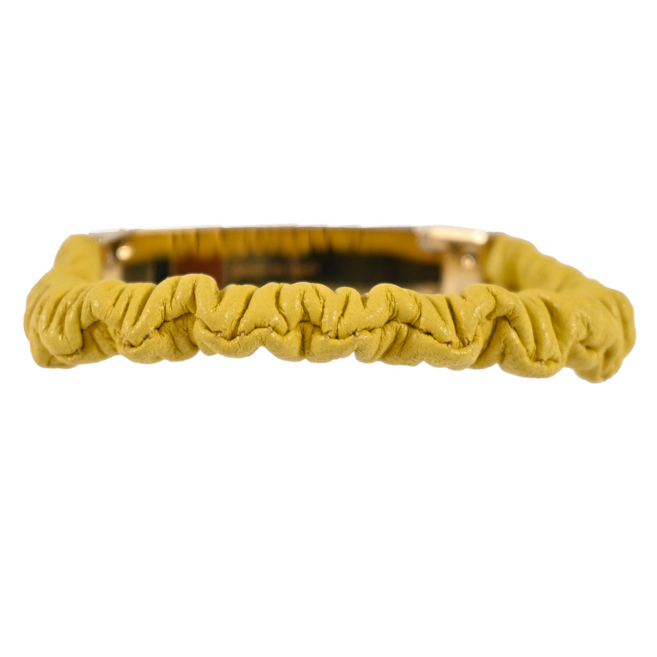 【期間限定SALE】 ミュウミュウ MIUMIU ブレスレット 5IB425 2F32 01 PIRITE イエロー レディース 【ラスト1点 Sサイズ】