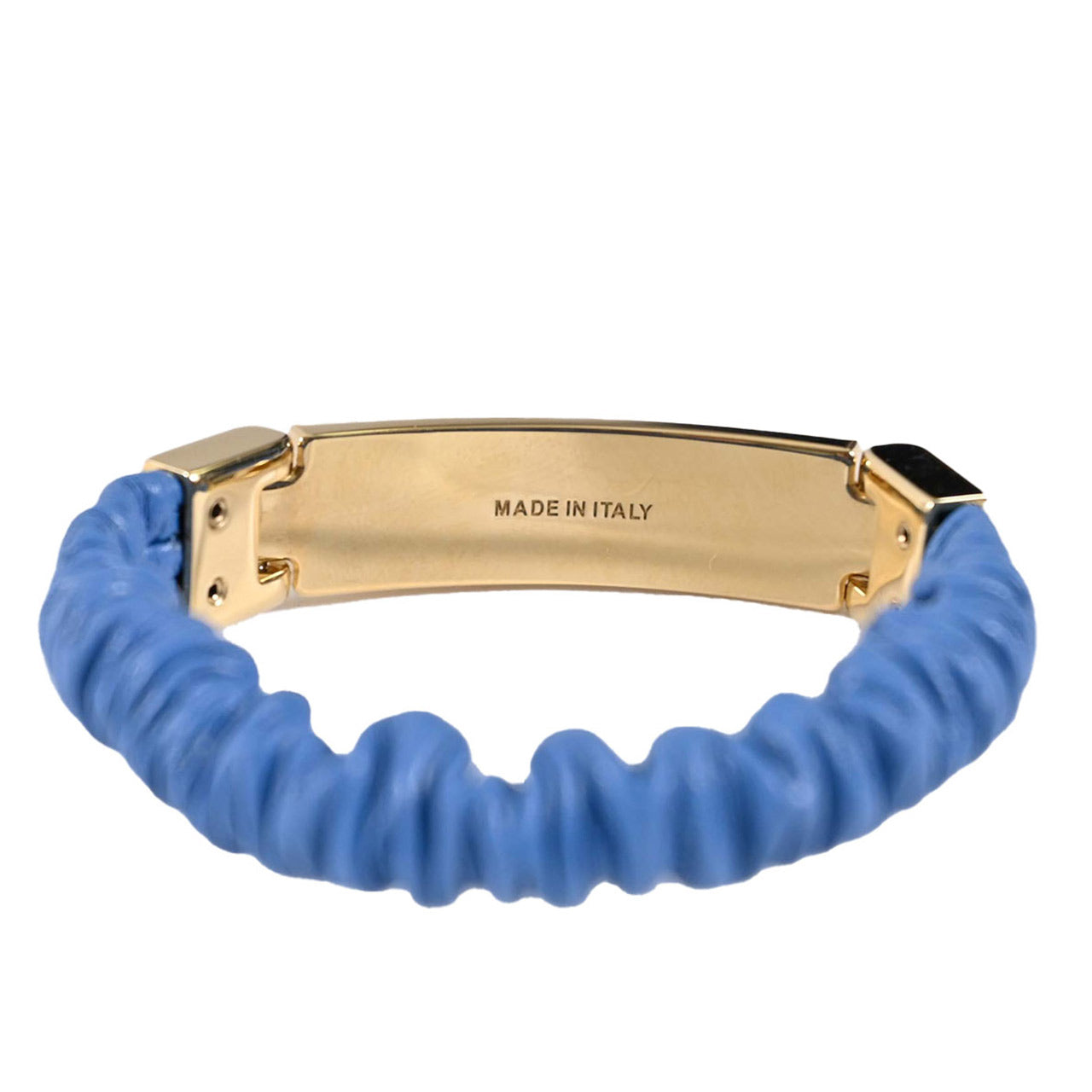 【期間限定SALE】 ミュウミュウ MIUMIU ブレスレット 5IB425 2F32 01 ONDA ブルー レディース 【ラスト1点 Sサイズ】