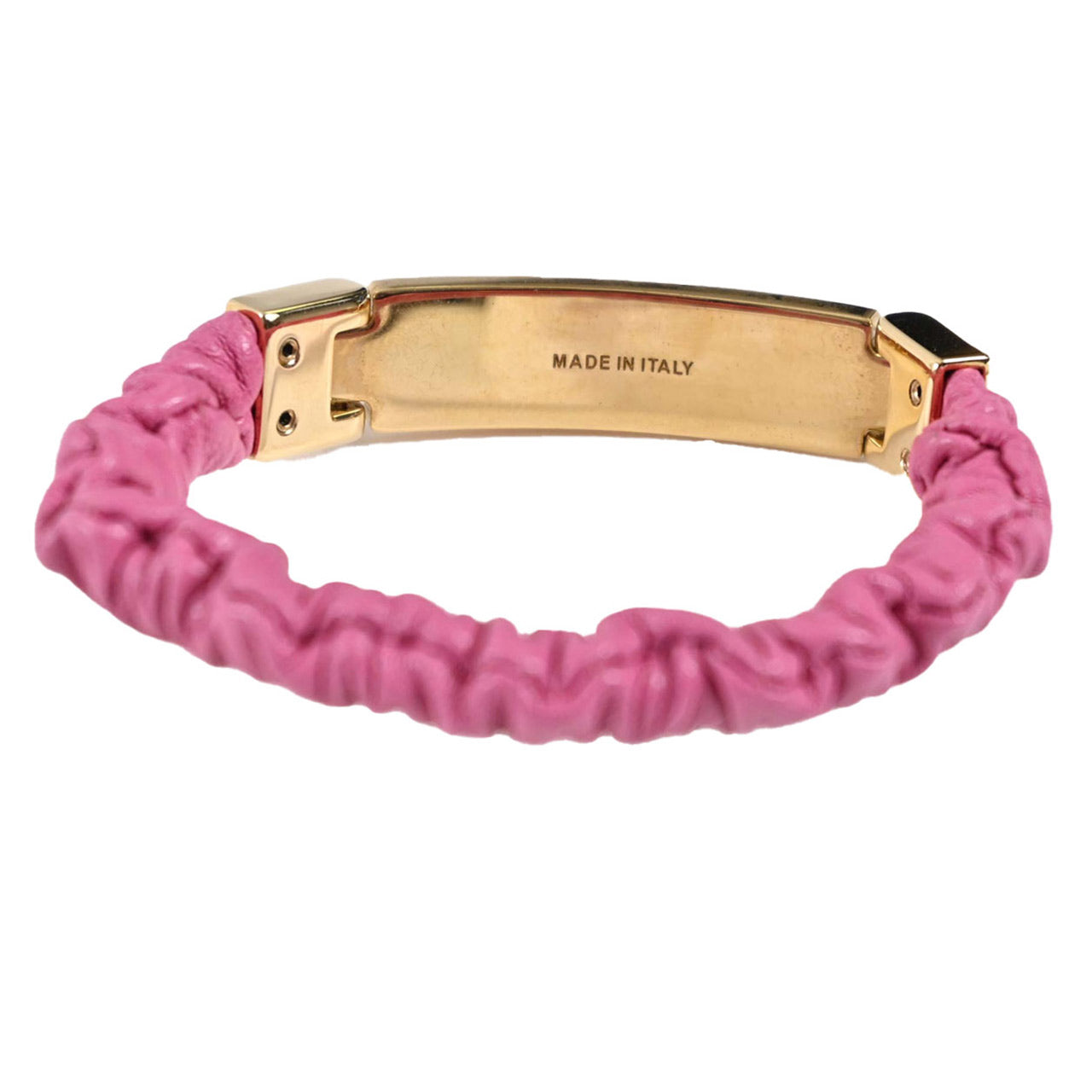 【期間限定SALE】 ミュウミュウ MIUMIU ブレスレット 5IB425 2F32 01 FUXIA ピンク レディース 【ラスト1点 Sサイズ】