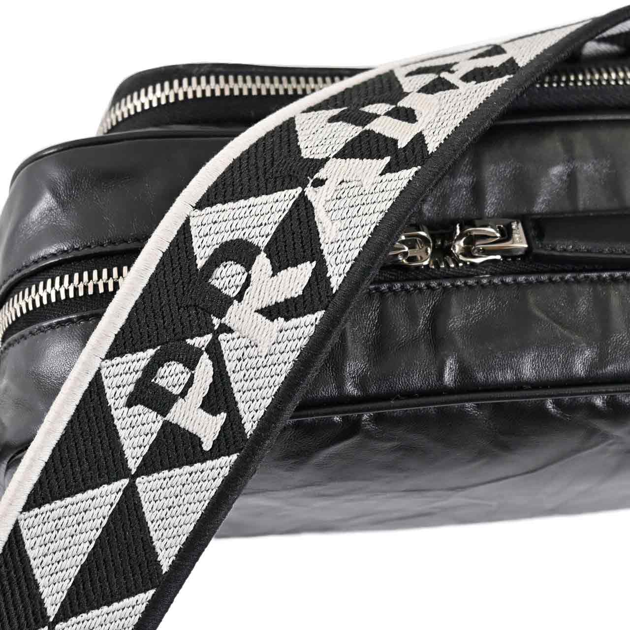 【期間限定SALE】 プラダ PRADA ショルダーバッグ 1BH198 UVL V 400 NERO ブラック レディース